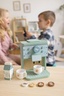 ECO TOYS Drveni aparat za kafu za decu – barista set, 8 delova – ECOTOYS TL645001