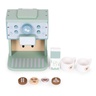 ECO TOYS Drveni aparat za kafu za decu – barista set, 8 delova – ECOTOYS TL645001