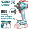TOTAL BL-Litijum-jonski udarni odvijač 1/2",20v, 400Nm, SOLO TIWLI20401
