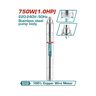 TOTAL Dubinska pumpa,snaga 750W,izbacaj 103m,Ø3" TSWP7501