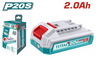 TOTAL Li-ion baterija 2.0ah TFBLI2001
