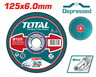 TOTAL Brusna ploča za metal 125x6x22,2mm TAC2231251