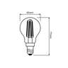 Led filament sijalica toplo bela 4w osram 4058075438590e