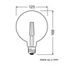Led filament sijalica toplo bela 4w osram 4058075092037e