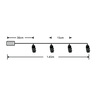Led svetleći niz "deda mrazevi" 1.65m Ml-c1013