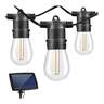 Solarni led niz 15 m, 15 sijalica Snz-15ww/15m-s