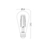 Led filament sijalica 2200k 6w braytron Bb46-00620