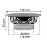 Auto zvučnici 130mm 2x75w Cx504