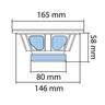 Auto zvučnici 165mm 2x75w Bk165