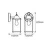 Ledvance zidna lampa - fenjer 1xe27 4058075206625e