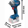 Bosch Professional Akumulatorski udarni odvrtač GDS 18V-350 (2xGBA 18V 4.0Ah; GAL 18V-20; CC) 06019M5021