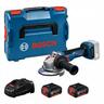 Bosch Professional Akumulatorska ugaona brusilica GWS 18V-11 125mm 2x5.0Ah + GAL 1880 in L-Boxx  06019N4103