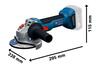 Bosch Professional Akumulatorska ugaona brusilica GWS 18V-8 125mm 2x4.0Ah + GAL 1840 kofer  06019N9020