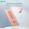 Combo mis i tastatura Coteci OF-056 roze