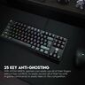 Tastatura Mehanicka Gaming Fantech MK876 RGB Atom TKL crna (Red switch)