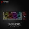 Tastatura Mehanicka Gaming Fantech MK876 RGB Atom TKL crna (Red switch)