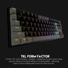 Tastatura Mehanicka Gaming Fantech MK876 RGB Atom TKL crna (Red switch)