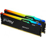 Kingston RAM Memorija DDR5 32GB (2x16GB) 6000MHz Fury Black RGB KF560C30BBEAK2-32