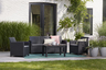 Keter Baštenska garnitura Claire 3 seater, grafit CU 252698