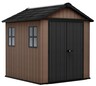 Keter Baštenska kućica Newton plus wide 7x7,5, braon CU 261859