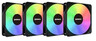 Ventilator 4x 120mm kit Raidmax Black Infinity ARGB , NV-X120FBDC4