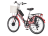 E-bicikl visitor fashion inferior 24" crno crveni 1249041 - SKLOPLJEN