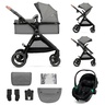 KINDERKRAFT ESME PRO KOLICA ZA BEBE 3U1 GRAY KSESME00GRY300N