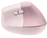 LOGITECH Lift Vertical Ergonomic Wireless miš roze