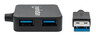 USB HUB 4port Manhattan 162296 3.2 G1/5Gbps/Crni