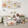 KINDER HOME Dečiji krevet, zaštita od pada,ŠUMA