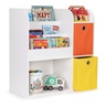 ECO TOYS Drvena decija polica organizer sa policama 02A ZKB-02A