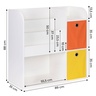 ECO TOYS Drvena decija polica organizer sa policama 02A ZKB-02A