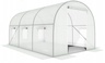 ModernHome Plastenik tunnel, 3x2x2 m, multi-season, metalni ram, bela folija, 2 ulaza G-524