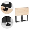 ModernHome Sklopivi sto za kompijuter 80x45 cm Laptop Table Natur TH-FD-6-16