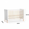 KINDERKRAFT KREVETAC NICO WOODEN WHITE KKHNICOWHT000N