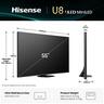Hisense MiniLED TV 55" 55U8Q, 4K Ultra HD, Smart TV, VIDAA OS, Mini-LED PRO, 165Hz Game Mode Ultra, AI Engine PRO