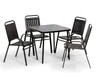 Baštenski set aruba sa 4 stolice (a+b)