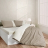 Dekordom Posteljina cb simple set bicolor double - beige/cream