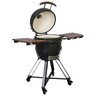 Braai kamado 18" (black) keramički roštilj na ugalj
