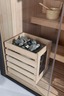 Sauna soba Nero – kanadski Hemlock 1800x1500x1900 za 3 osobe sa rasvetom 14734