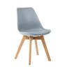 Trpezarijska stolica Oslo siva c-487