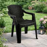 Baštenska stolica Golf crna