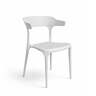 Baštenska stolica Lumo white