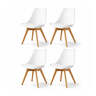 Trpezarijska stolica Oslo bela c-487