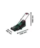 BOSCH akumulatorska kosilica ROTAK18V2-38, 2x18 V, širina rezanja 38 cm, košara za travu 40 L + 2x18V akumulator + punjač 06008B9M00