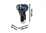 BOSCH Professional aku odvijač GSR 12V-32 FC, SAMO ALAT, karton 06019N7100