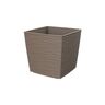 GARDINO-SAKSIJA FINESA KVADRAT 20X20X17.3H MOKA