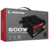 Napajanje 600W Rampage RMP-600-80P, 80Plus Bronze 12cm fan APFC