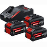 Bosch Professional Starter set 3x EXBA 18V-80 + EXAL 18V-160 0615V0005R