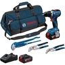 Bosch Professional Kombo set GSR 18V-65 + 2 x 5.0Ah + GAL 18V-40 + Set sanitarnih klešta; M-torba (C) 0615A5007J